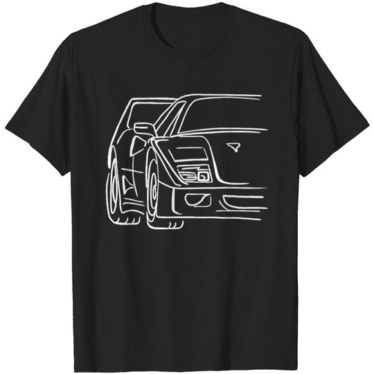 Discover F40 - Vehicle - Automotive - Sports Car T Shirt