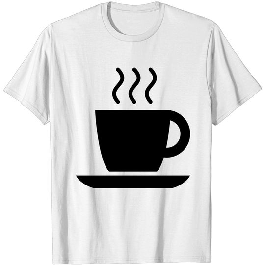 Discover Hot Steaming Cup Of Coffee, Hot Chocolate Or Tea T Shirt