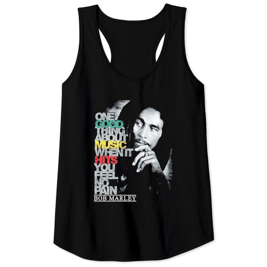 Discover Bob Marley Good Music Hits Tank Tops