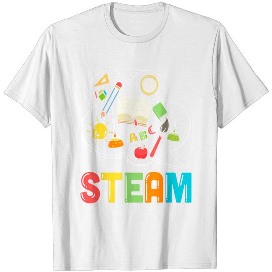 Discover STEAM Teacher And Student Back To School STEM T Shirt