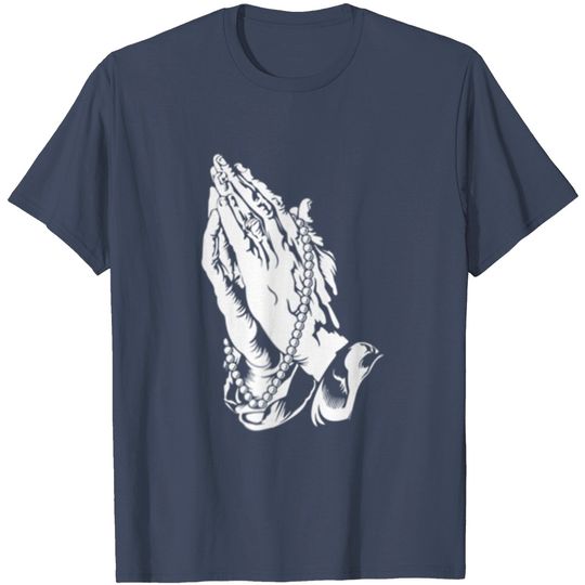 Discover Praying T-Shirt Praying Hands Blessed Christian Catholic
