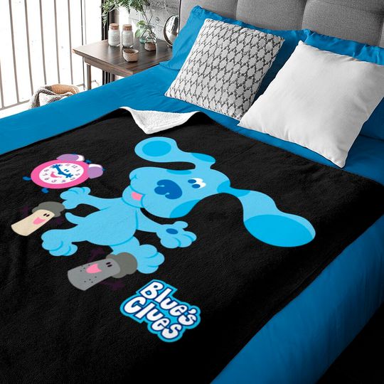 Discover Blues Clues Classic Blues Group Baby Blankets
