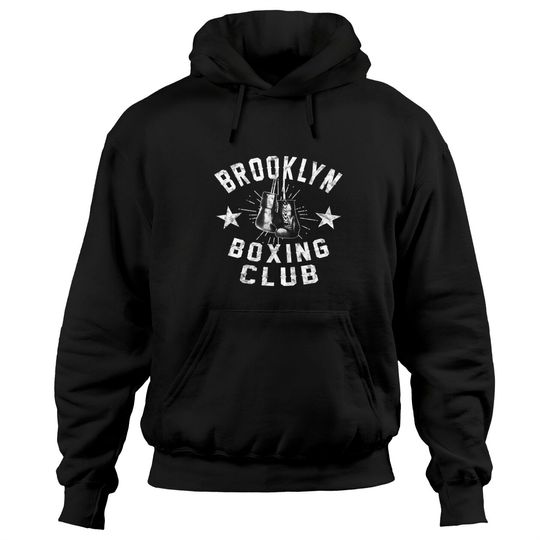 Discover Brooklyn Boxing Club - Vintage Distressed Boxing Pullover Hoodie