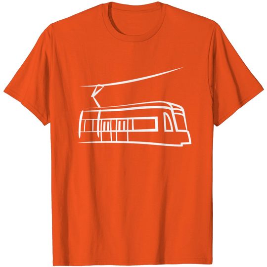 Discover Train Locomotive Tram Elevated Train Subway Symbol T Shirt
