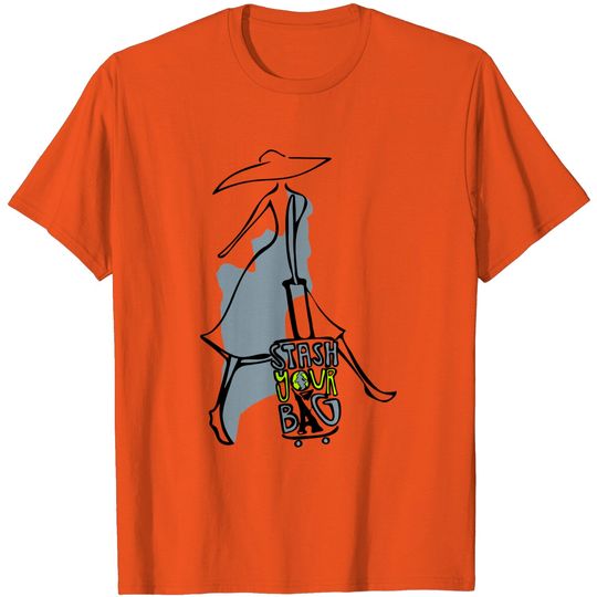 Discover Stash Your Bag- Green T Shirt