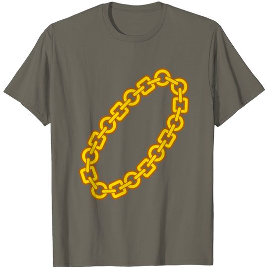 Discover Gold Chain Ring T Shirt