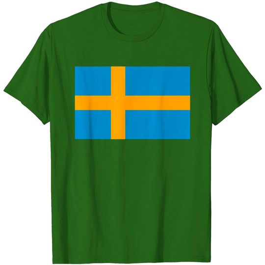 Discover National Flag Of Sweden T Shirt