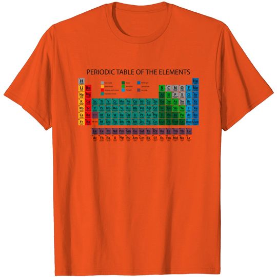 Discover Periodic Table Of The Elements T Shirt