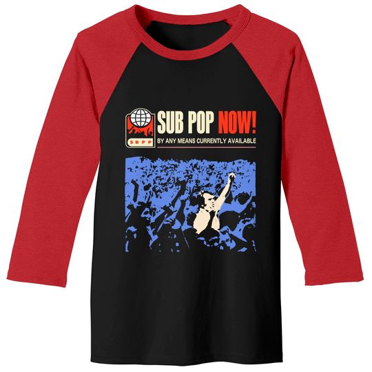 Discover Sub Pop Vintage Baseball Tees
