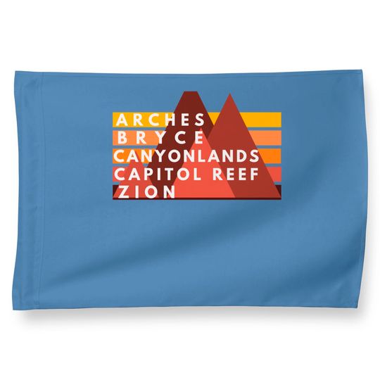 Discover Utah National Parks Utah's Mighty Five Souvenir NPS Moab Pullover House Flags