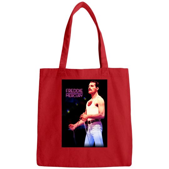 Discover Freddie Mercury Official Neon Mic Bags