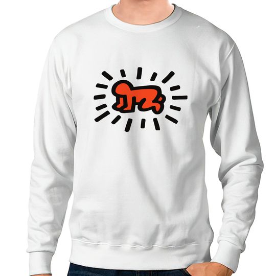 Discover Keith Haring Sweatshirts Radiant Baby Icon, 1990 Street Art