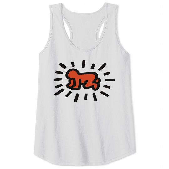 Discover Keith Haring Tank Tops Radiant Baby Icon, 1990 Street Art