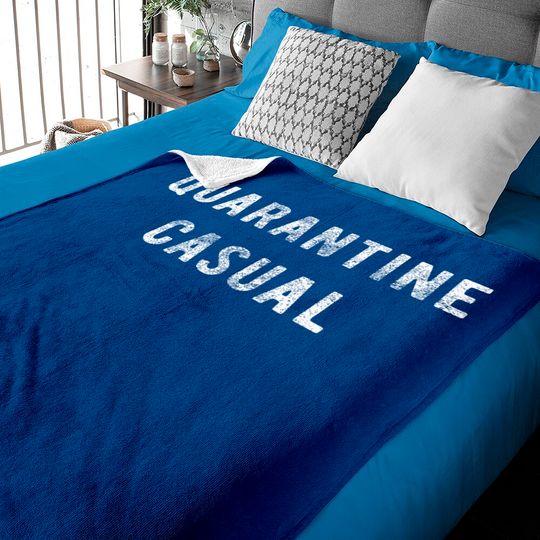 Discover Quarantine Casual Baby Blanket Funny Social Distancing Novelty Baby Blanket