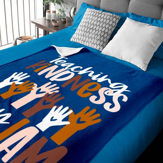 Discover Teaching Kindness is My Jam Blanket - Teacher's Gift