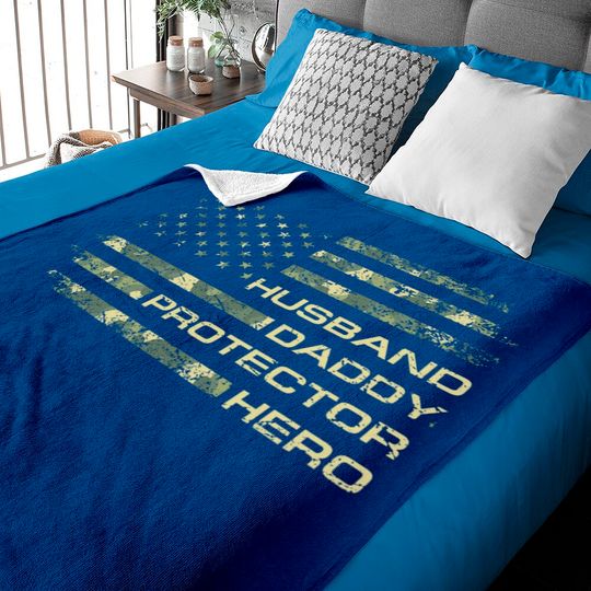 Discover Baby Blanket  husband Daddy Protector Hero