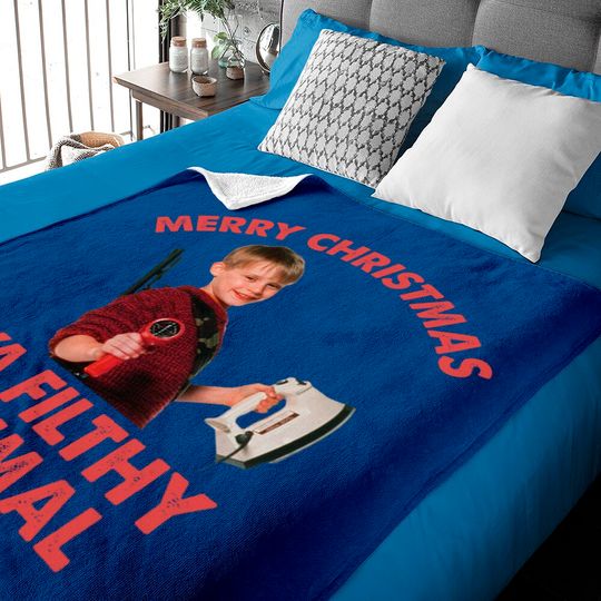 Discover Home Alone Kevin Mccallister Smile Face Baby Blanket