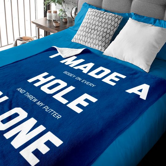 Discover Funny Golf Baby Blanket For - Hole In One Golf Gag Gifts Baby Blanket