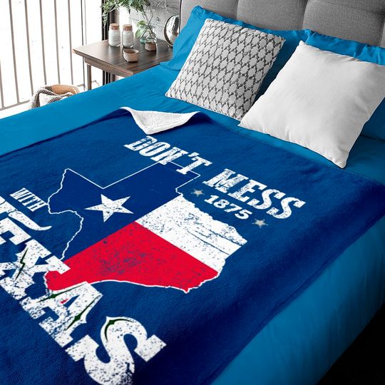Discover Don't Mess With Vintage Texas Baby Blanket