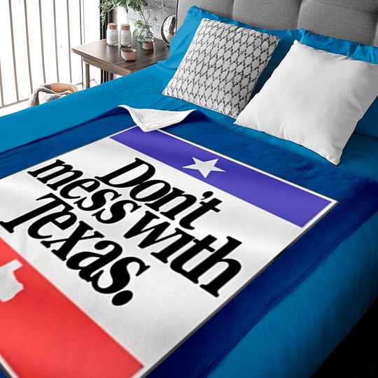 Discover Don't Mess With Texas Flag Baby Blanket