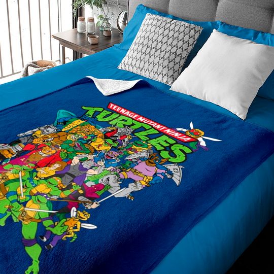 Discover Teenage Mutant Ninja Turtles Large Character Group Baby Blanket