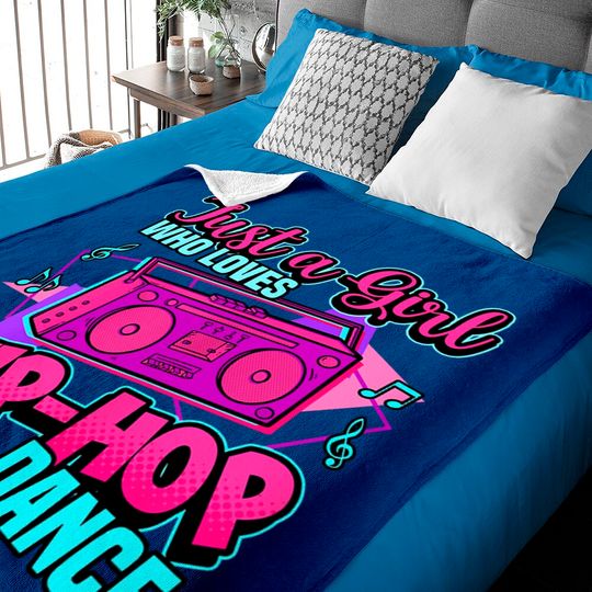 Discover Just A Girl Who Loves Hip-hop Dance Breakdance Dancing Baby Blanket