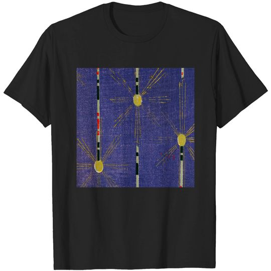 Discover Vintage Japanese Woodblock Textile Pattern T Shirt