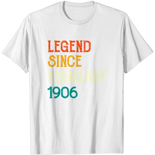 Discover February One Thousand Nine Hundred Six 1906 T Shirt