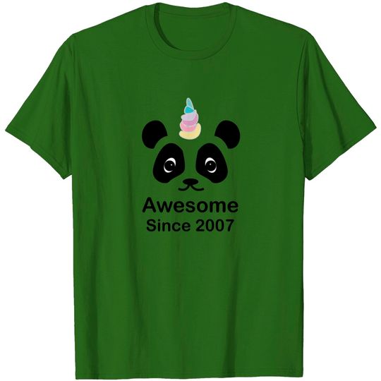 Discover Awesome Pandicorn Panda 2007 11th Birthday Gift T Shirt