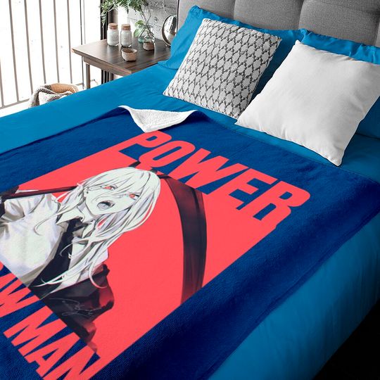 Discover Chainsaw Man Baby Blanket Power Anime Printed