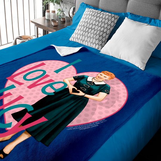 Discover I Love Lucy Classic Tv Comedy Lucille Ball Heart You Adult Baby Blanket