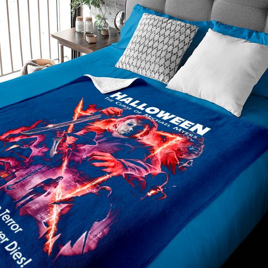 Discover Halloween Horror Movie The Curse Of Michael Myers Baby Blanket