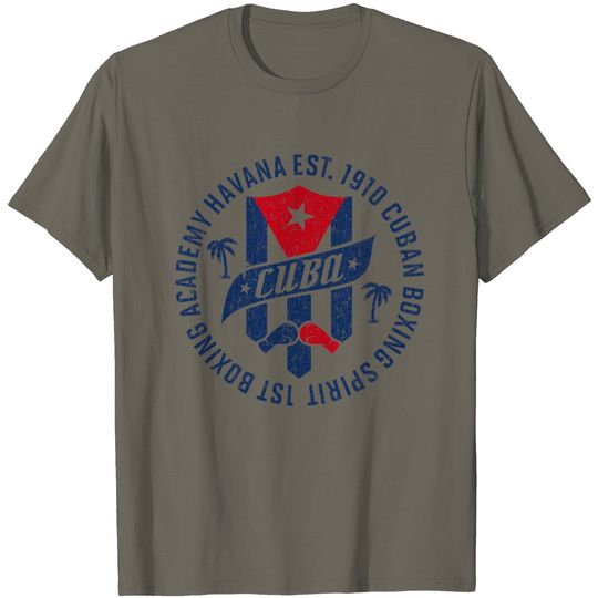 Discover BOXING ACADEMY CUBA HAVANA 1910 VINTAGE T Shirt