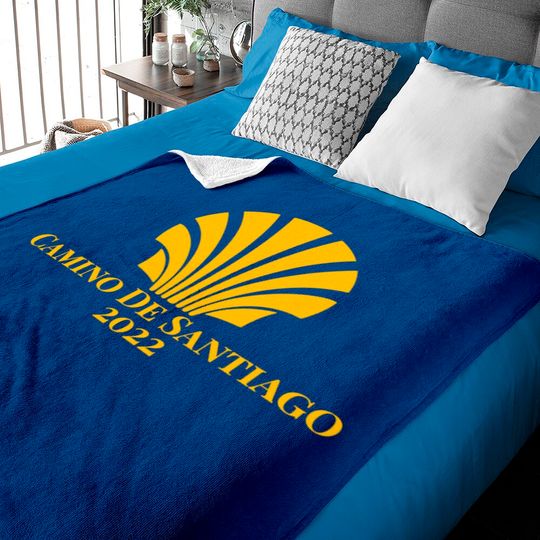 Discover Scallop Shell Camino De Santiago 2022 Baby Blanket