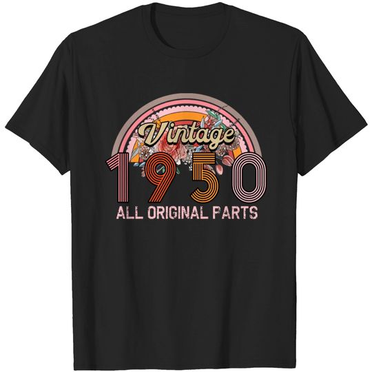 Discover Vintage 1950 All Original Parts T Shirt