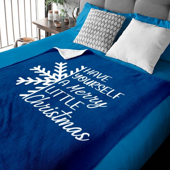 Discover Have Yourself A Merry Little Christmas Snowflake Baby Blanket