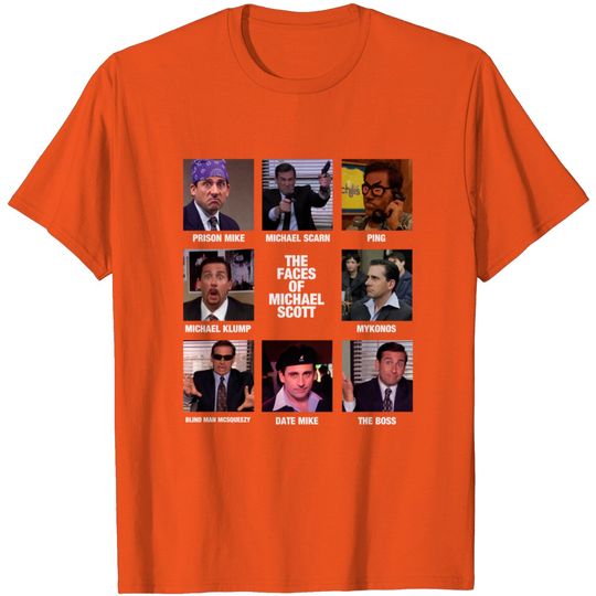 Discover The Faces of Michael Scott - The Office Shirt - The Office - T-Shirt