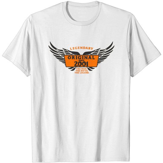 Discover 18th Birthday Gift - Born 2001 T Shirt