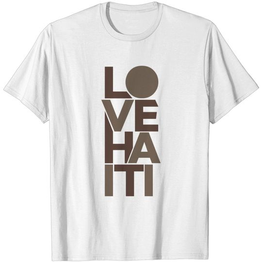 Discover Love Haiti Typo Design T Shirt