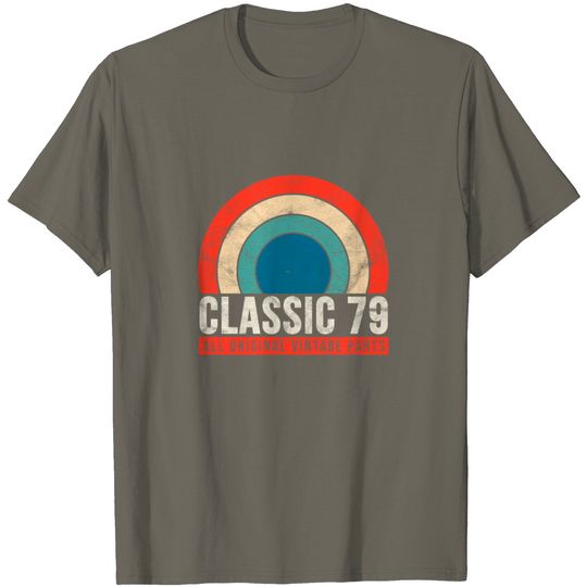 Discover Classic All Original Vintage Parts 40th Birthday T Shirt