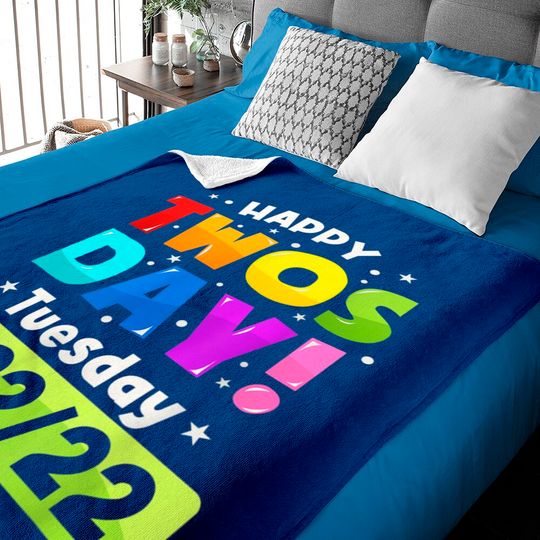 Discover Happy Twosday 2022,February 2nd 2022 Tuesday 2-22-22 Baby Blankets