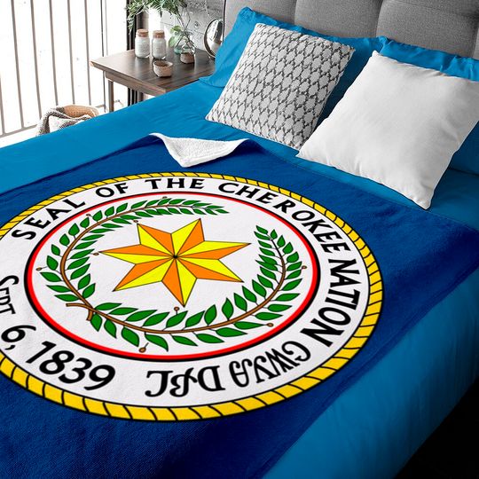 Discover Seal of the Cherokee Nation Cherokee Native American Pride Baby Blankets