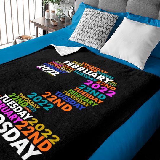 Discover Twosday Tuesday - February 2nd 2022 - Commemorative Twosday Baby Blankets