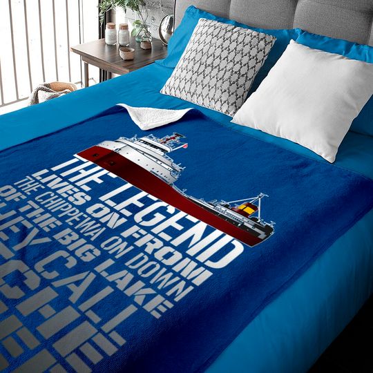 Discover The Legend Lives On - Edmund Fitzgerald - Baby Blankets