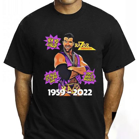 Discover Razor Ramon RIP Scott Hall 1959-2022 Vintage Shirt