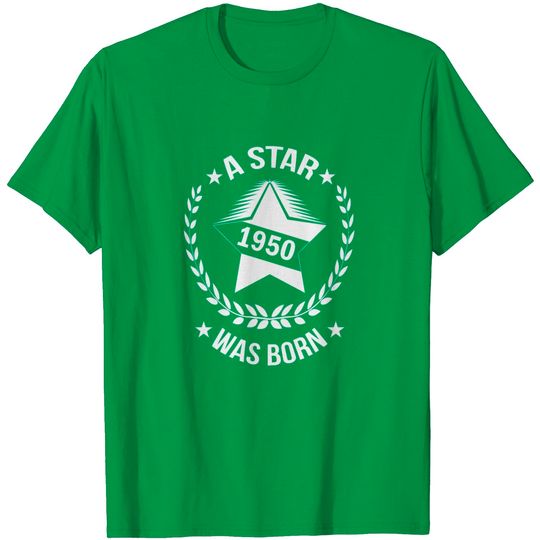Discover Birthday Star 1950 A Star Was Born T Shirt