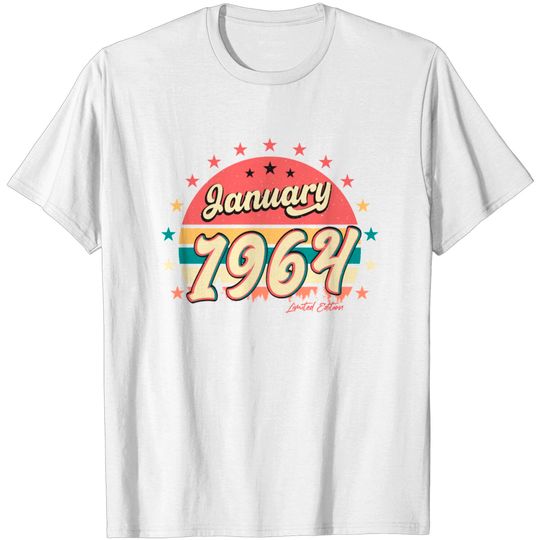 Discover 1964 In January Vintage T Shirt