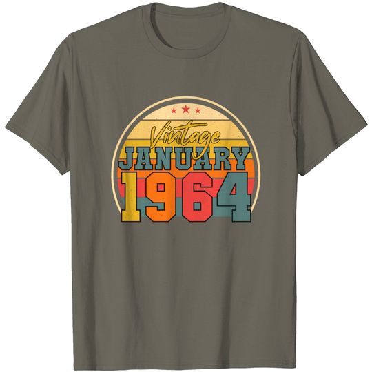 Discover 1964 In January Vintage T Shirt