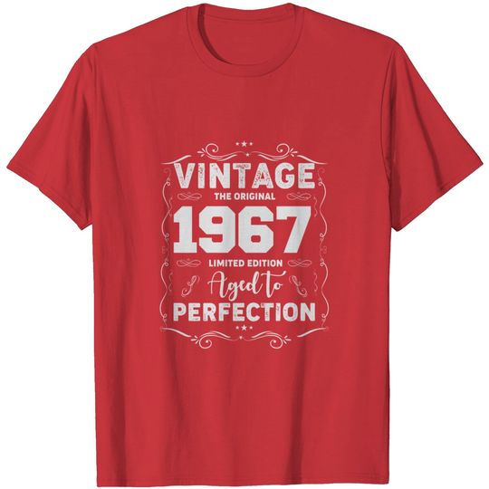 Discover Vintage The Original 1967 - Birthday T Shirt