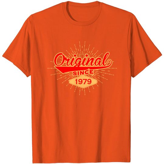 Discover Birthday original gift experience since 1979 t shirt